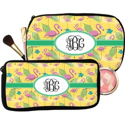 Pink Flamingo Makeup / Cosmetic Bag (Personalized)
