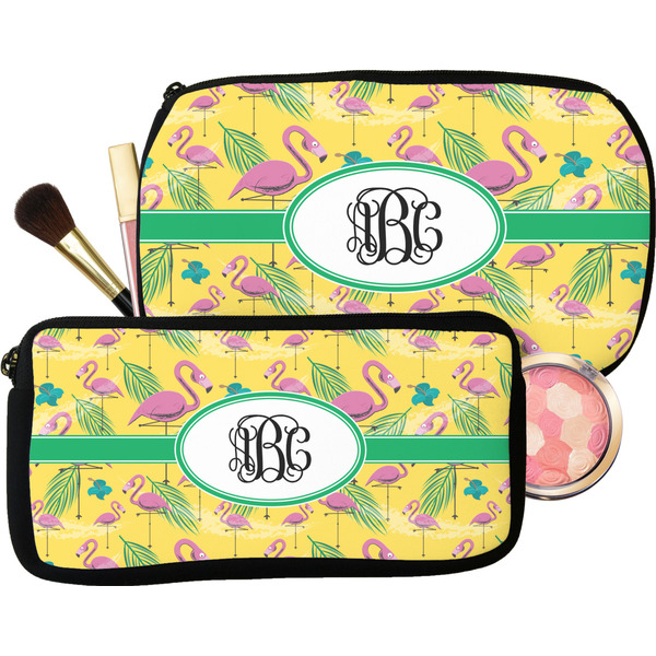 Pink Flamingo Makeup / Cosmetic Bags (Select Size)