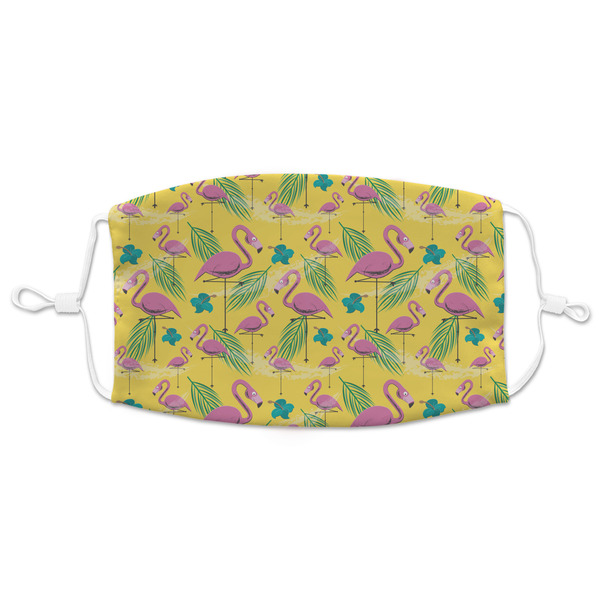 Custom Pink Flamingo Adult Cloth Face Mask - XLarge