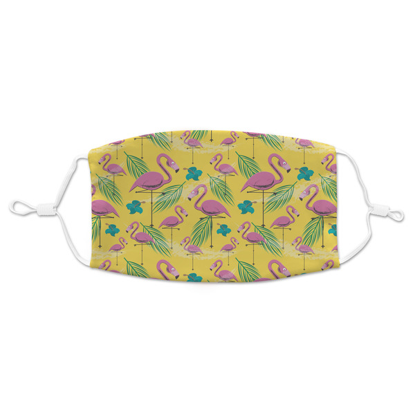 Custom Pink Flamingo Adult Cloth Face Mask - Standard