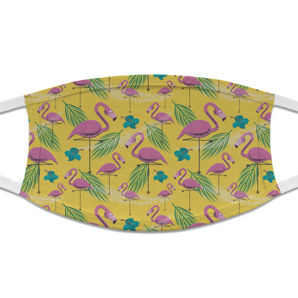 Custom Pink Flamingo Cloth Face Mask (T-Shirt Fabric)