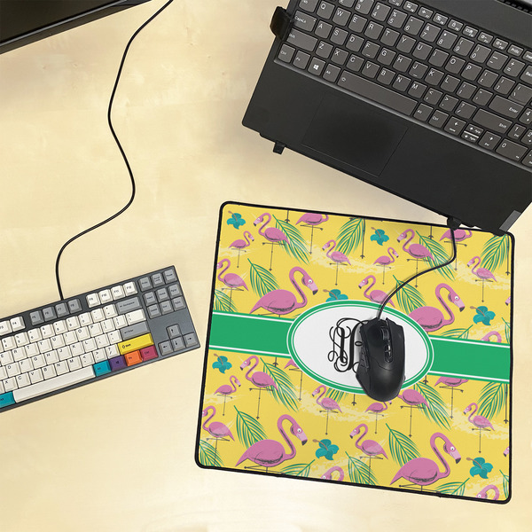 Pink Flamingo Medium Gaming Mats - LIFESTYLE
