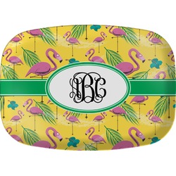 Pink Flamingo Melamine Platter (Personalized)