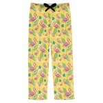 Pink Flamingo Mens Pajama Pants - M