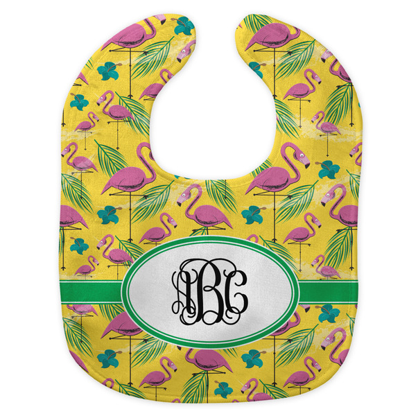 Pink Flamingo New Bib Flat Approval