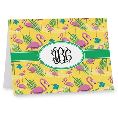 Pink Flamingo Note cards (Personalized)