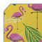 Pink Flamingo Octagon Placemat - Single front (DETAIL)