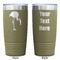 Pink Flamingo Olive Polar Camel Tumbler - 20oz - Double Sided - Approval