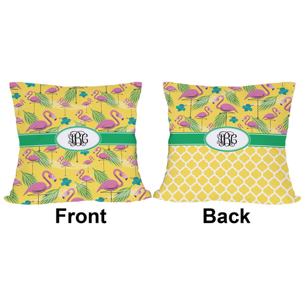 Pink Flamingo Outdoor Pillow - 16x16