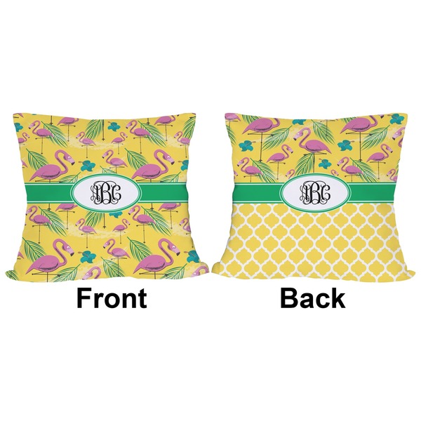 Pink Flamingo Outdoor Pillow - 18x18