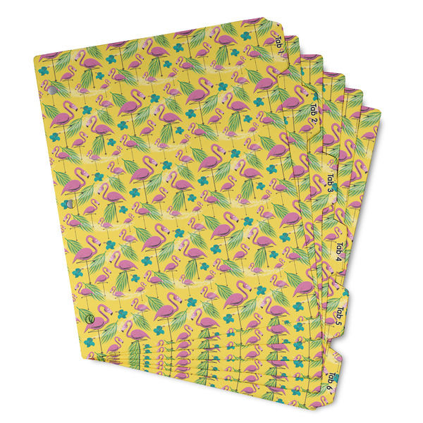 Pink Flamingo Page Dividers - Set of 6 - Main/Front
