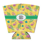 Pink Flamingo Party Cup Sleeve - with Bottom (Personalized)
