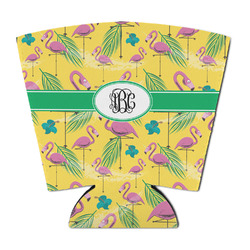 Pink Flamingo Party Cup Sleeve - with Bottom (Personalized)