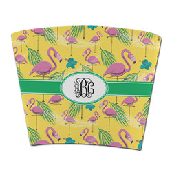 Pink Flamingo Party Cup Sleeve - without bottom (Personalized)