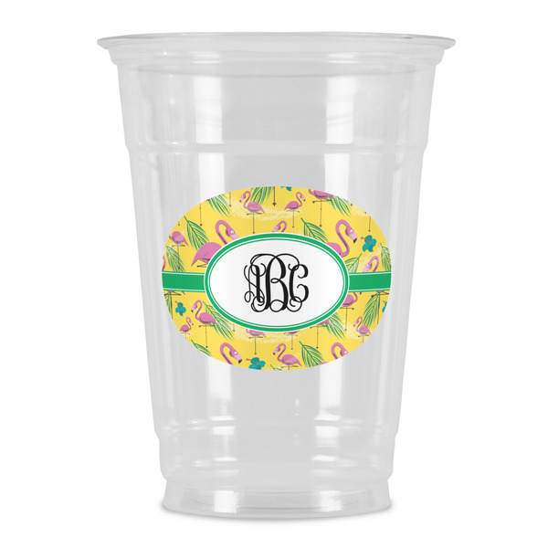Custom Pink Flamingo Party Cups - 16oz (Personalized)