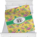 Pink Flamingo Minky Blanket (Personalized)