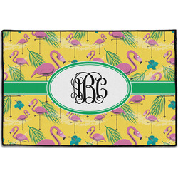 Pink Flamingo Door Mat - 36"x24" (Personalized)
