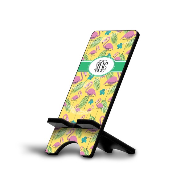 Custom Pink Flamingo Cell Phone Stand (Small) (Personalized)
