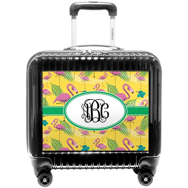 Custom Pink Flamingo Pilot / Flight Suitcase (Personalized)