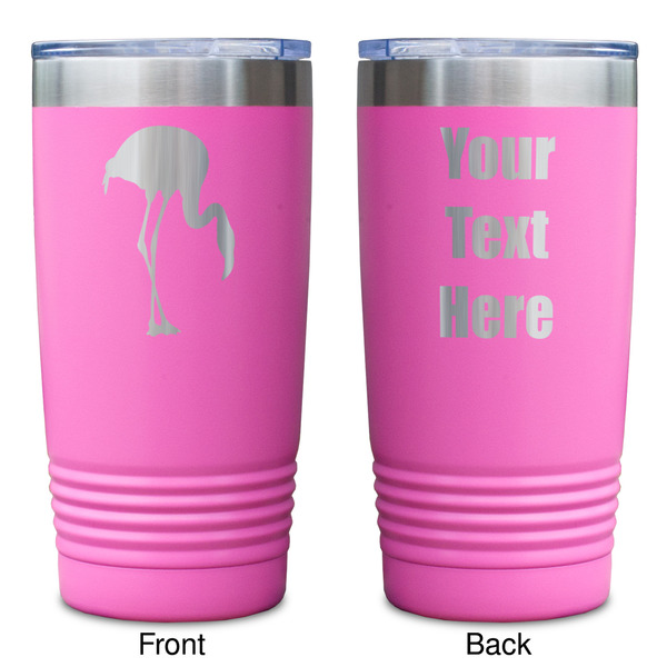Pink Flamingo Pink Polar Camel Tumbler - 20oz - Double Sided - Approval