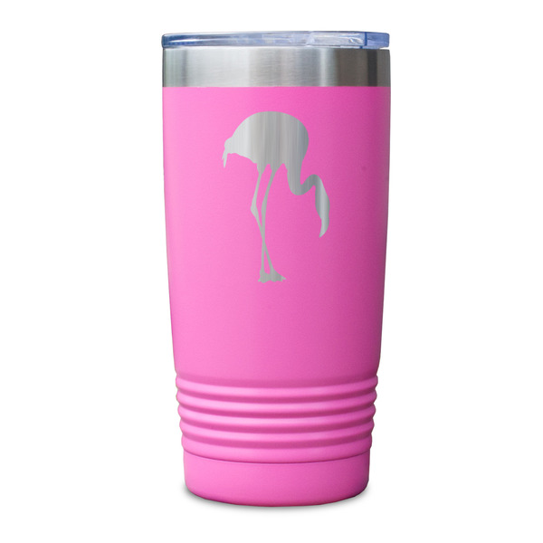 Pink Flamingo Pink Polar Camel Tumbler - 20oz - Single Sided - Approval