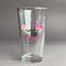 Pink Flamingo Pint Glass - Full Color Logo (Personalized)
