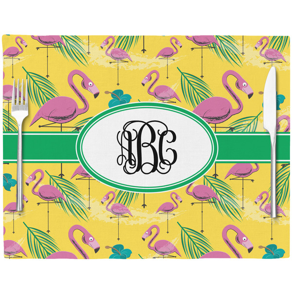 Pink Flamingo Placemat with Props