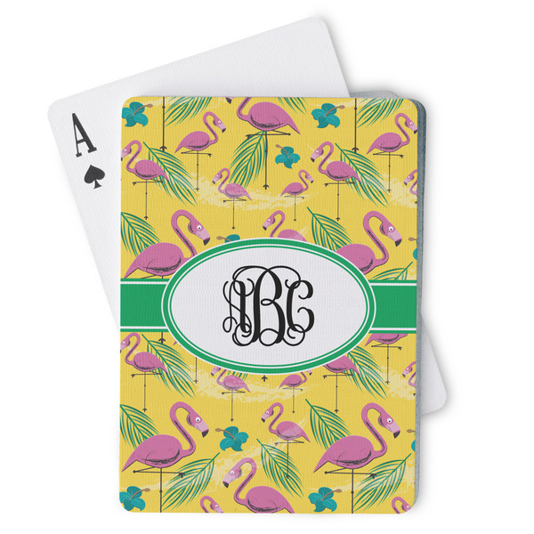 Custom Pink Flamingo Playing Cards (Personalized)