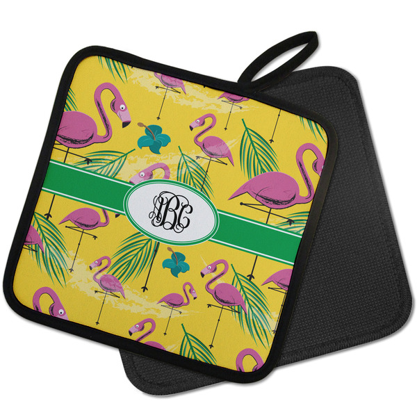 Pink Flamingo Pot Holders - PARENT MAIN