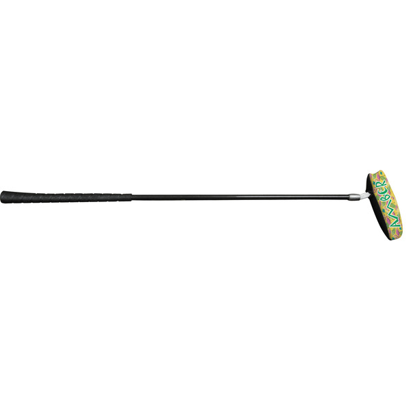 Pink Flamingo Putter Cover (In Use)