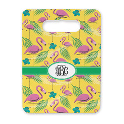 Pink Flamingo Rectangular Trivet with Handle (Personalized)