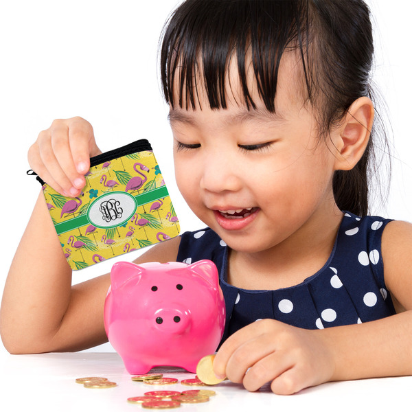 Pink Flamingo Rectangular Coin Purses - LIFESTYLE (child)