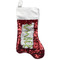 Pink Flamingo Red Sequin Stocking - Front