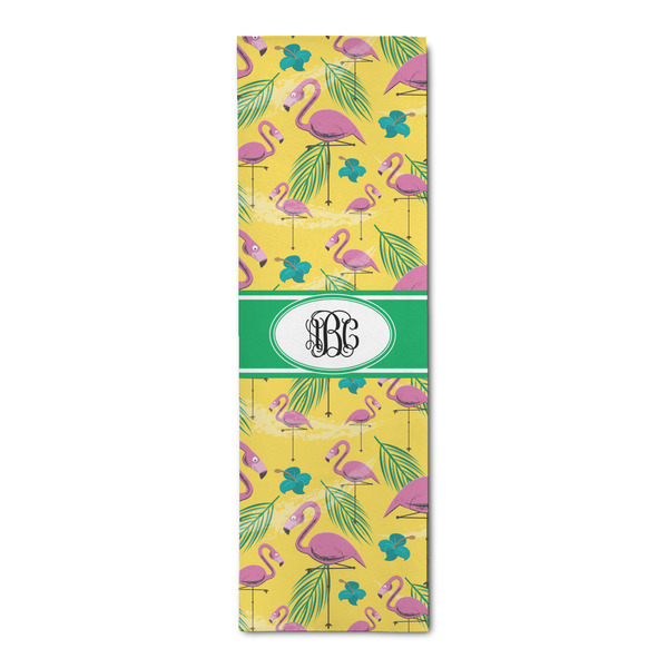 Custom Pink Flamingo Runner Rug - 2.5'x8' w/ Monograms