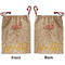 Pink Flamingo Santa Sack - Front & Back