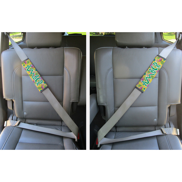 Pink Flamingo Seat Belt Covers (Set of 2 - In the Car)