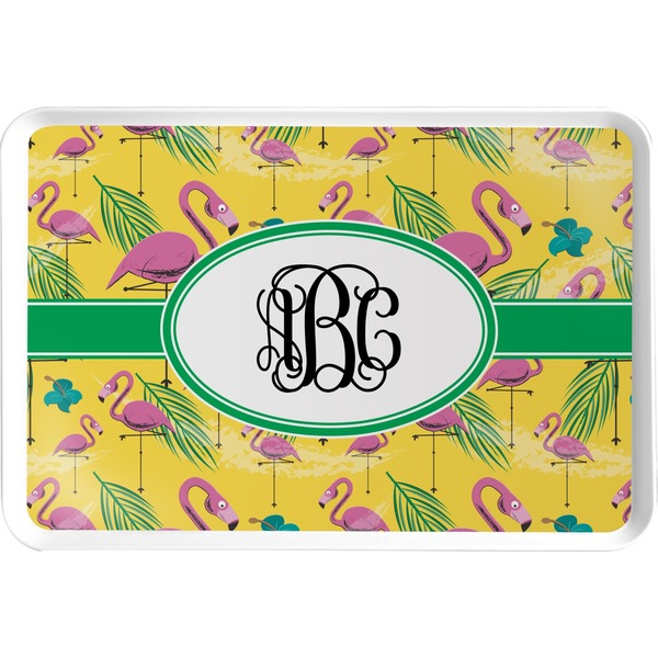 Custom Pink Flamingo Serving Tray (Personalized)