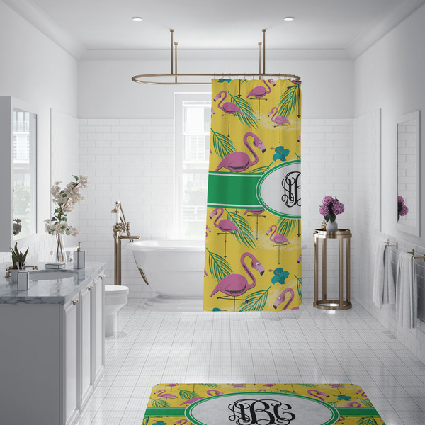 Pink Flamingo Shower Curtain - 70"x83"