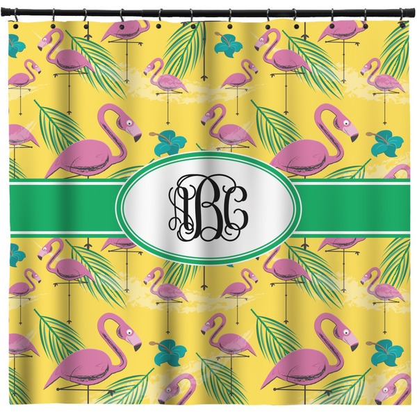 Custom Pink Flamingo Shower Curtain - Custom Size (Personalized)