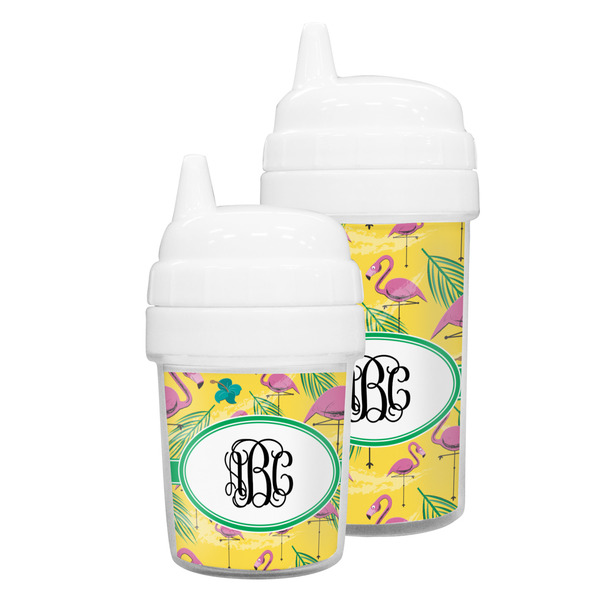 Pink Flamingo Sippy Cups