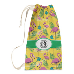 Pink Flamingo Laundry Bags - Small (Personalized)