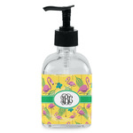 Pink Flamingo Glass Soap & Lotion Bottle - Single Bottle (Personalized)