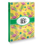 Pink Flamingo Softbound Notebook - 7.25" x 10" (Personalized)