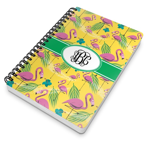 Pink Flamingo Spiral Journal 7 x 10 - Main