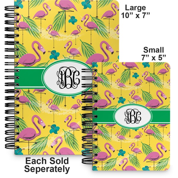 Pink Flamingo Spiral Journal - Comparison