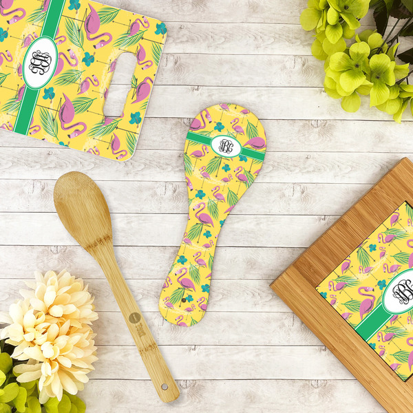 Pink Flamingo Spoon Rest Trivet - LIFESTYLE