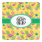 Pink Flamingo Square Decal - Medium (Personalized)
