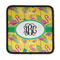 Pink Flamingo Iron On Square Patch w/ Monogram