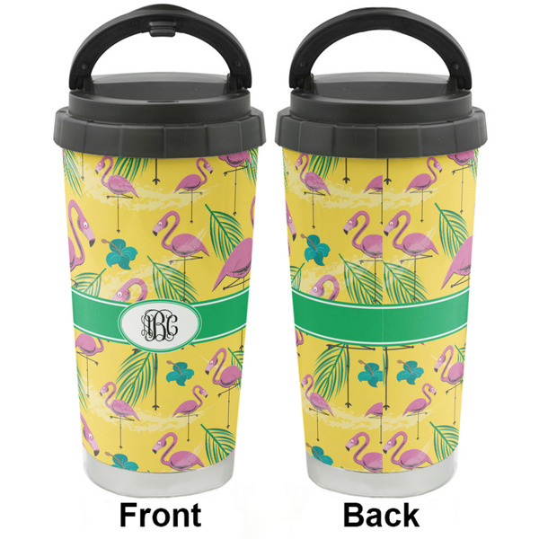Pink Flamingo Stainless Steel Travel Cup - Apvl