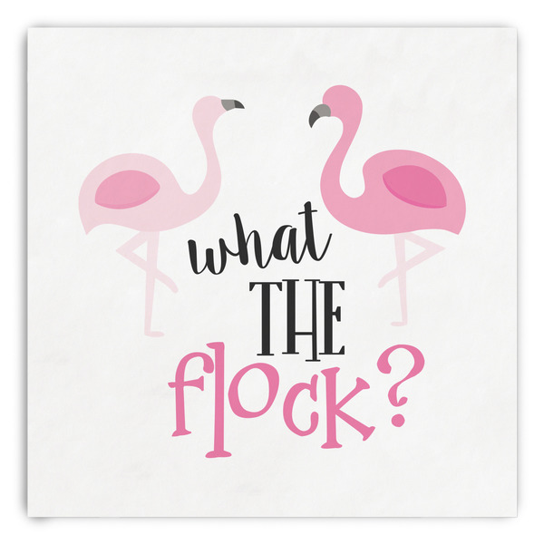 Custom Pink Flamingo Paper Dinner Napkins